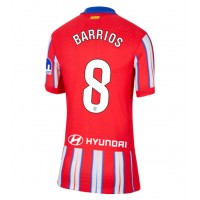 Atletico Madrid Pablo Barrios #8 Domaci Dres za Ženska 2024-25 Kratak Rukav